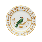 Ginori Voliere Round Flat Plate - 12"